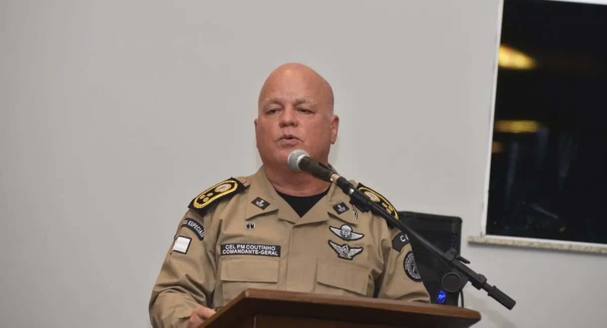 Coronel Coutinho é o comandante-geral da Polícia Militar desde 2023