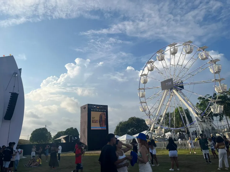 Festa também teve algumas mudanças no espaço