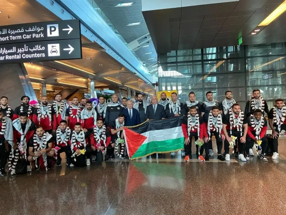 Seleção da Palestina se prepara para jogar a Copa da Ásia