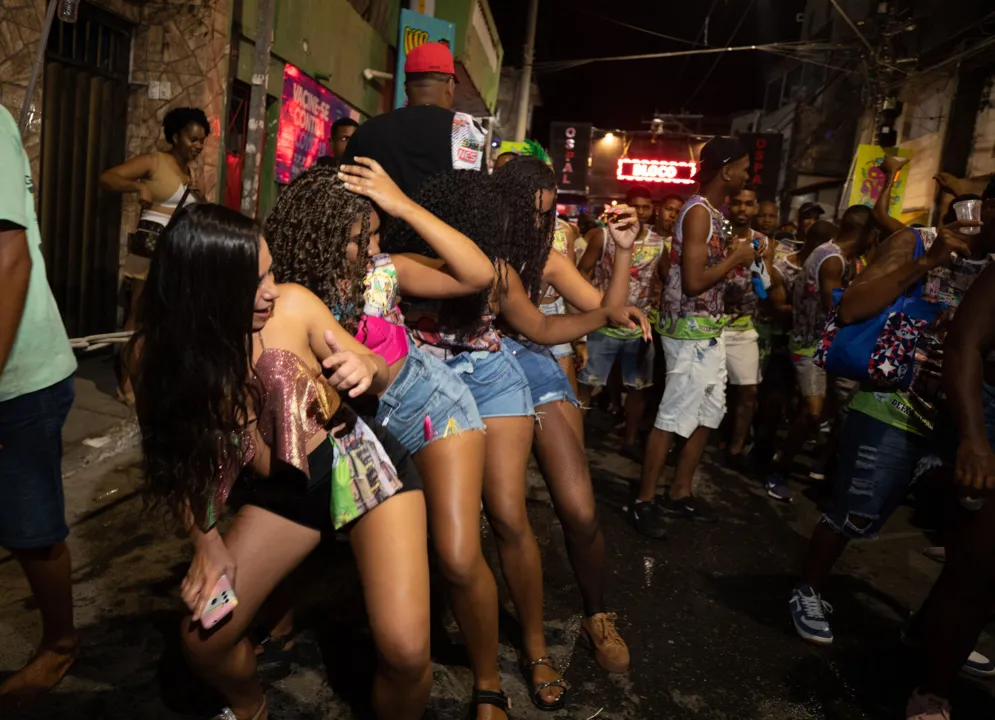 Moradores do Nordeste curtem a festa no Circuito Mestre Bimba