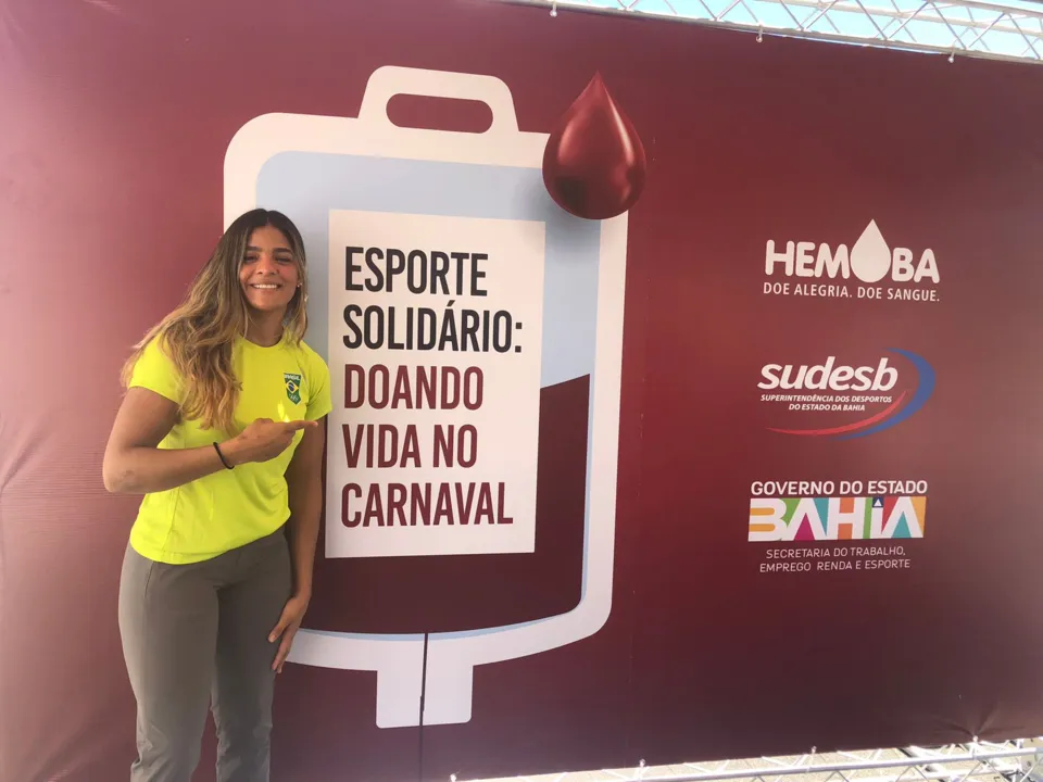 Paôla Reis, atleta que garantiu a vaga olímpica do Brasil no ciclismo BMX.