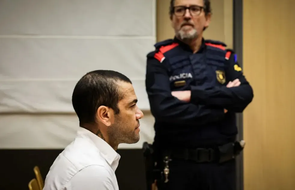 Daniel Alves em Julgamento.