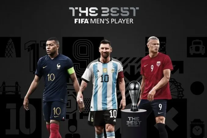 Haaland, Messi e Mbappe concorrem ao prêmio The Best