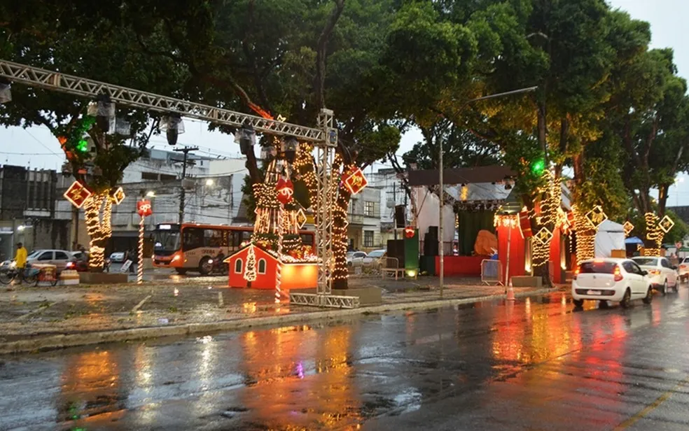 Programação natalina de Feira de Santana foi suspensa após chuvas