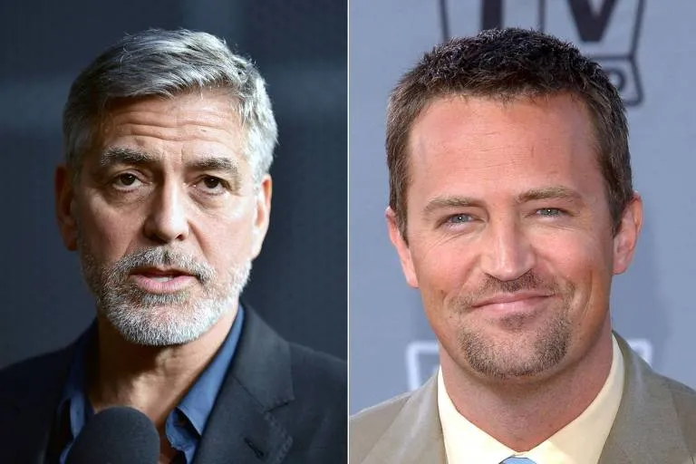 Imagem ilustrativa da imagem Friends não dava felicidade ou prazer a Matthew Perry, diz Clooney