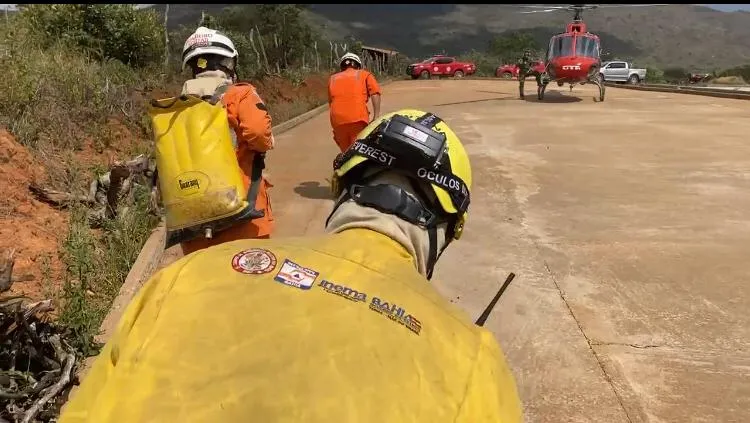 Imagem ilustrativa da imagem Incêndio é controlado em área de proteção na Serra do Barbado