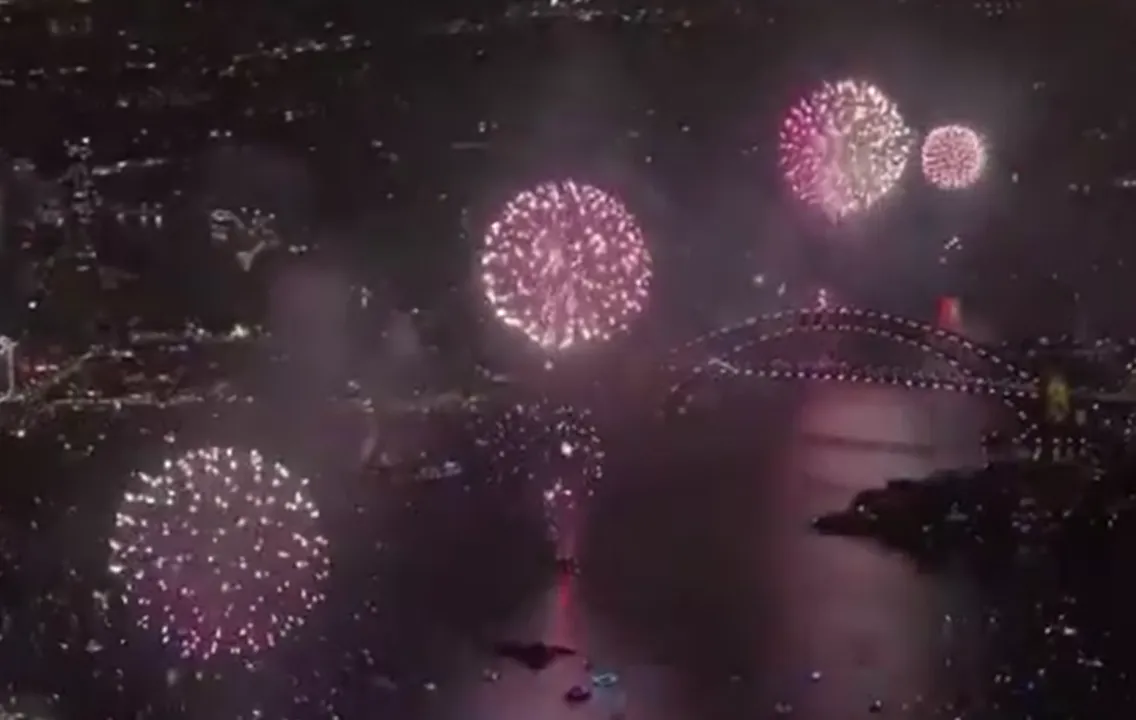 Austrália já celebrou chegada de 2024
