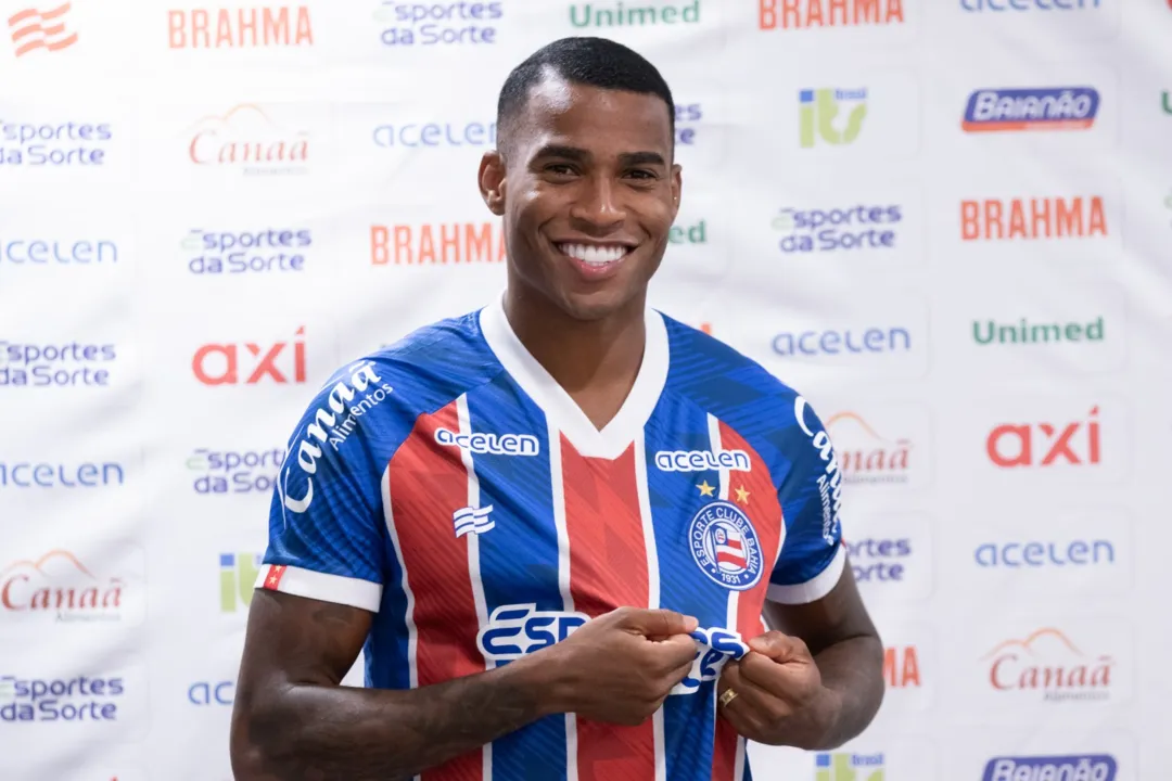 Jean Lucas é apresentado com novo reforço do Bahia para 2024