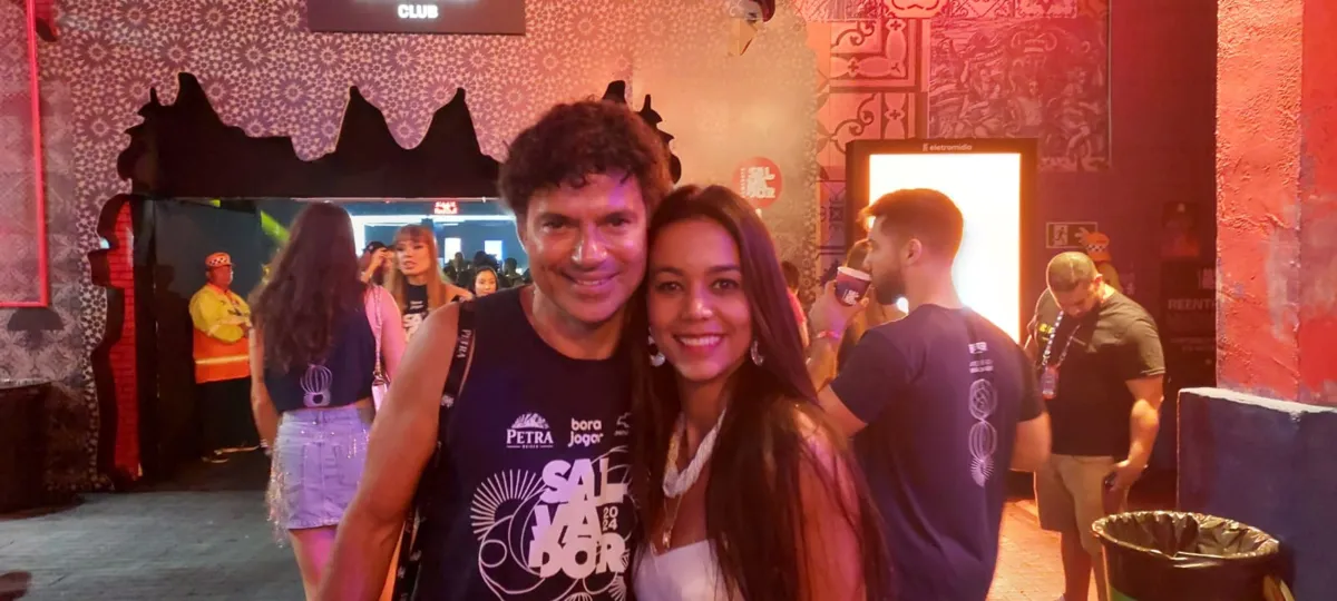 Jorge Vercillo e a esposa Martha Suarez