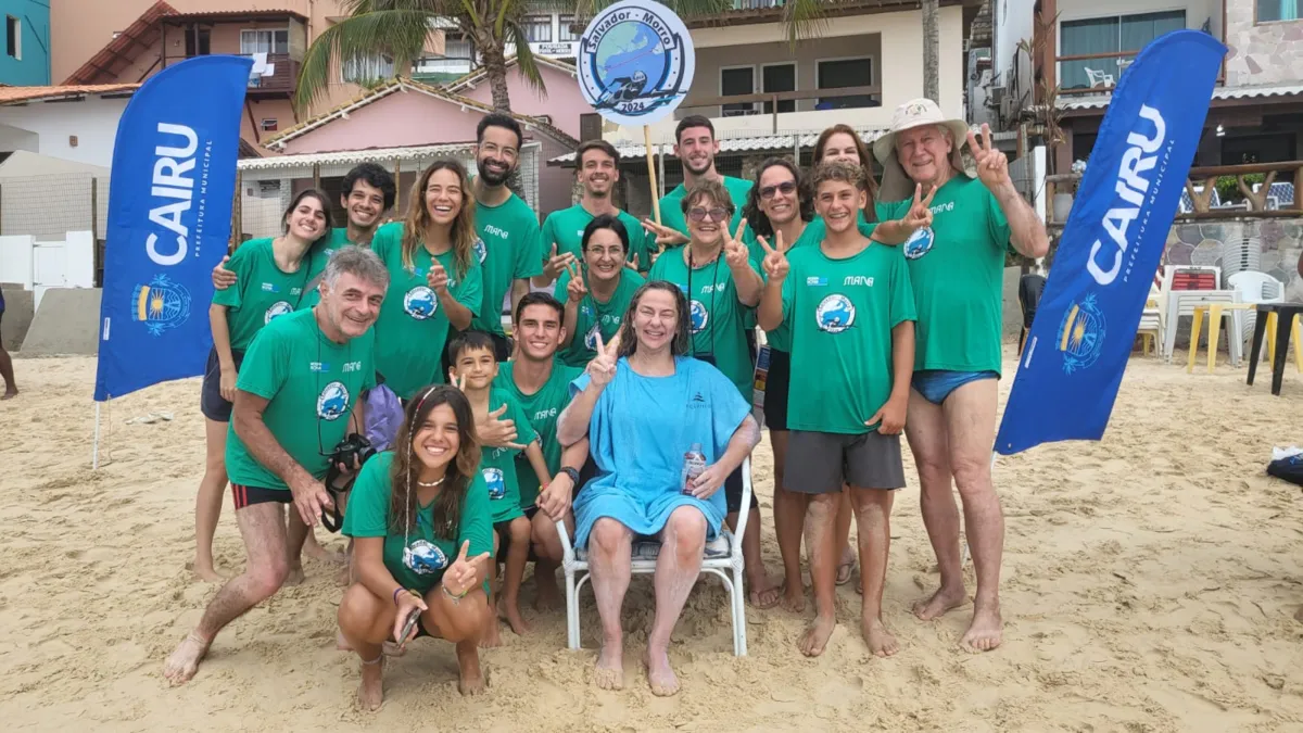 Leca foi recebida por amigos, familiares e sua equipe