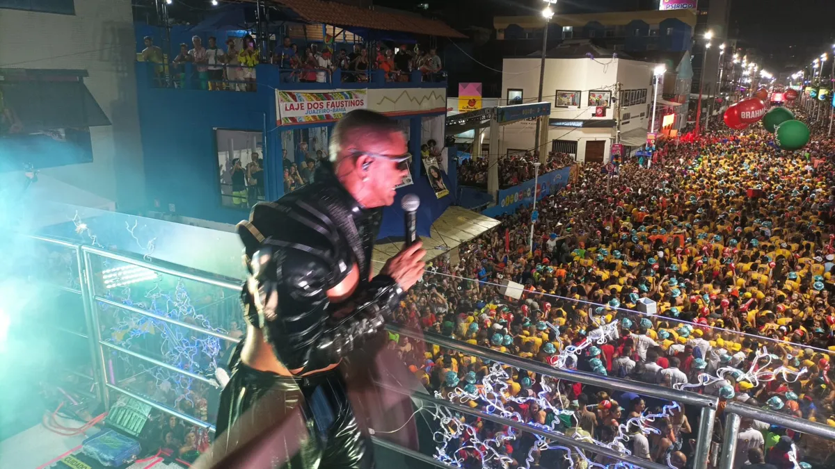 Leo Santana durante Carnaval de Salvador