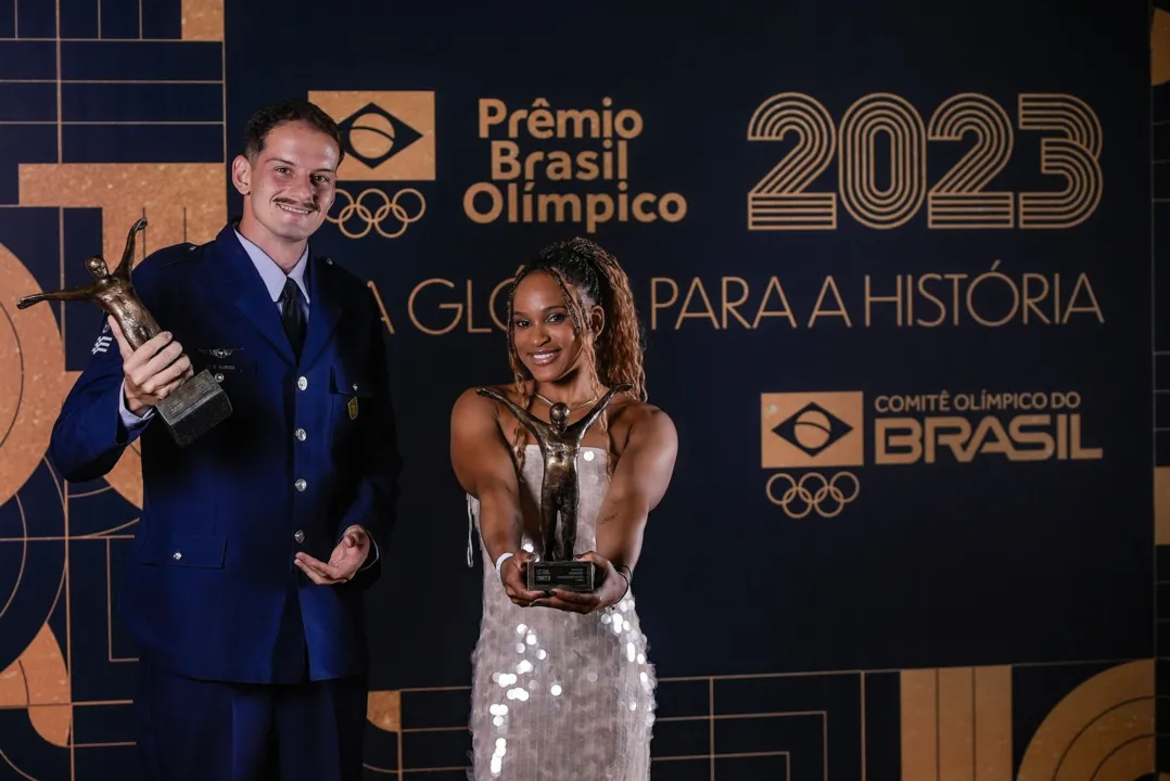 Marcus D'Almeida e Rebeca Andrade levaram a principal premiação da noite
