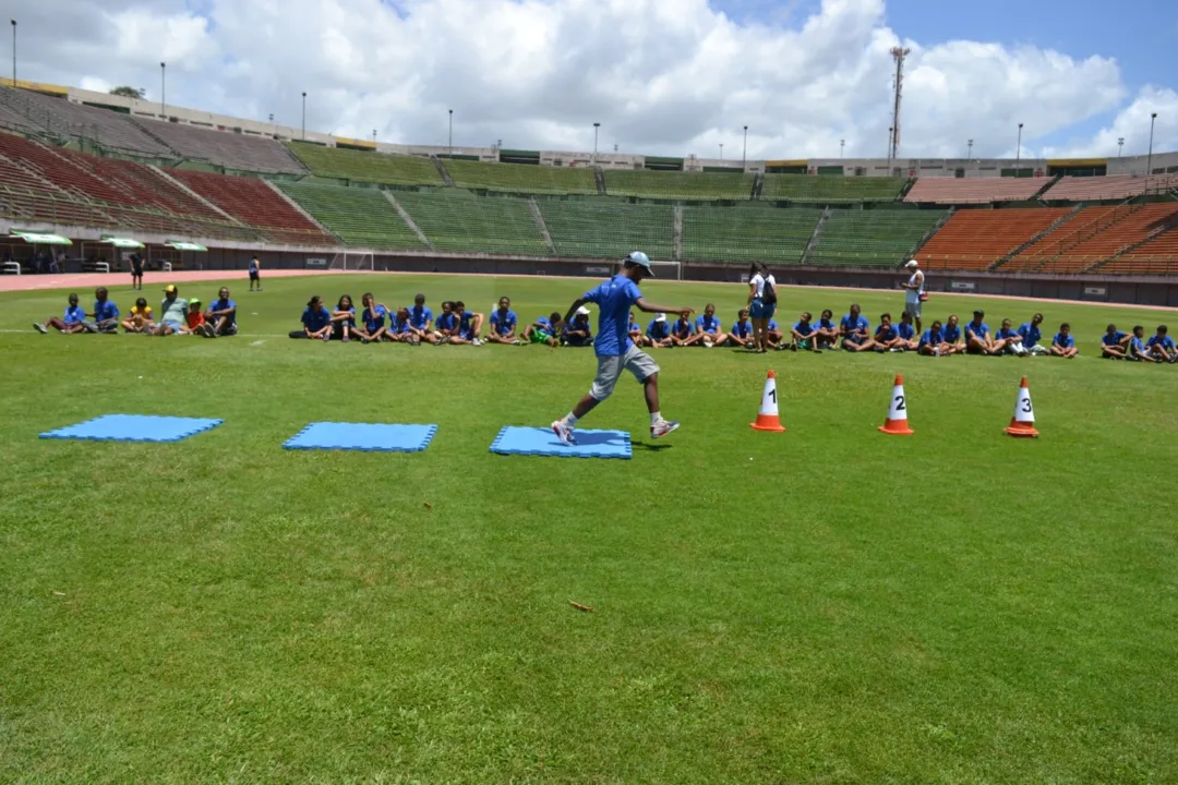 Seletiva no Estádio de Pituaçu, em Salvador