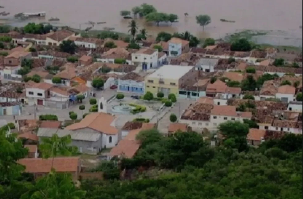 Cidade de Morpará, no oeste baiano.