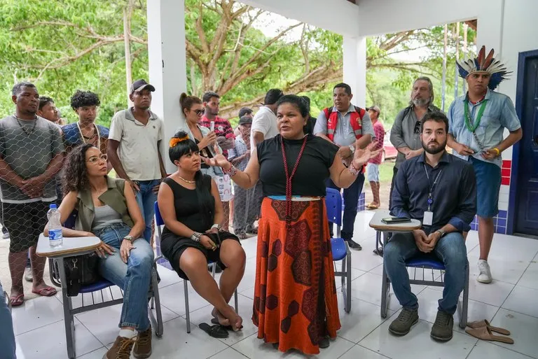 Sonia Guajajara acompanha situação dos indígenas na Bahia