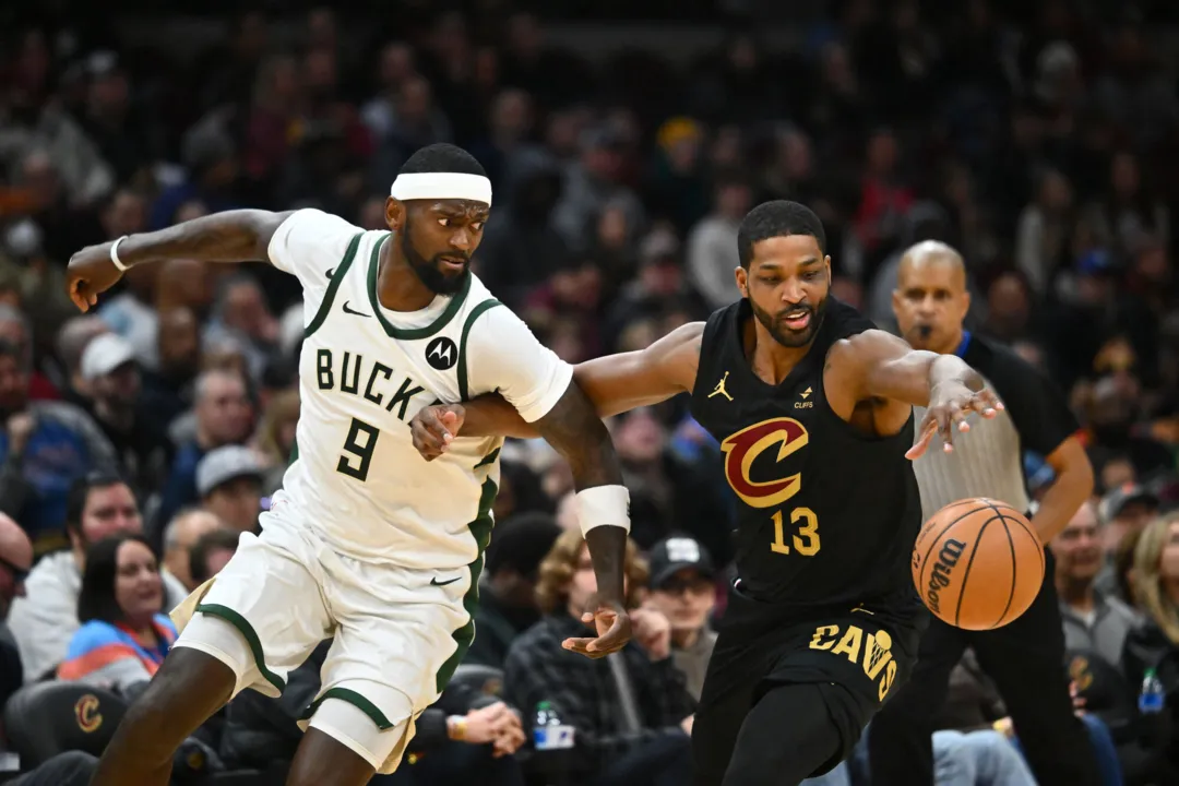 Tristan durante partida contra o Brooklyn Nets