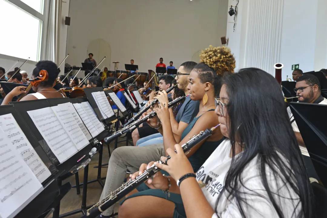 Principal formação musical do programa do Governo da Bahia, grupo realizou o primeiro ensaio, sob regência de Ricardo Castro