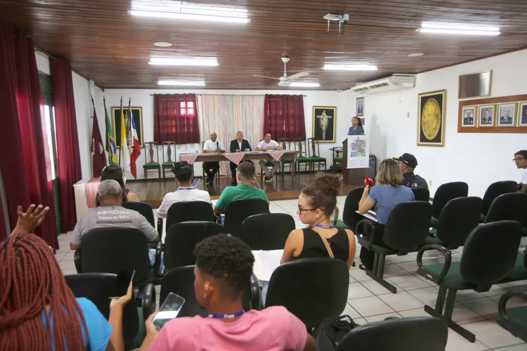 Programação da festa foi anunciada em coletiva de imprensa pelo padre Edson Menezes e Fernando Moreira