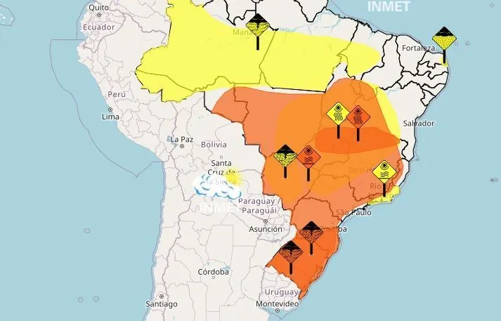 Imagem ilustrativa da imagem Onda de calor sufocante continua e termômetros podem passar de 40ºC