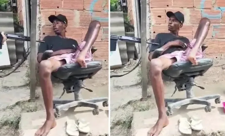 Durante a abordagem, os policiais também apreenderam um rádio transmissor
