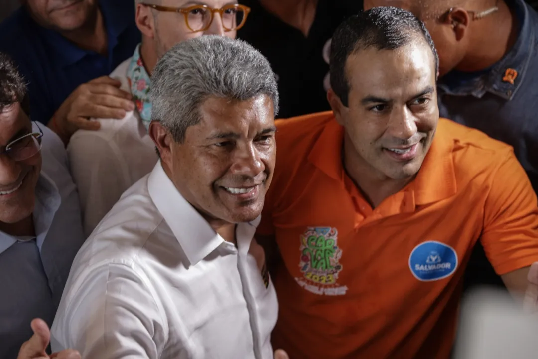 Momento no Carnaval de Salvador, um dos poucos onde Jerônimo e Bruno estiveram juntos neste ano