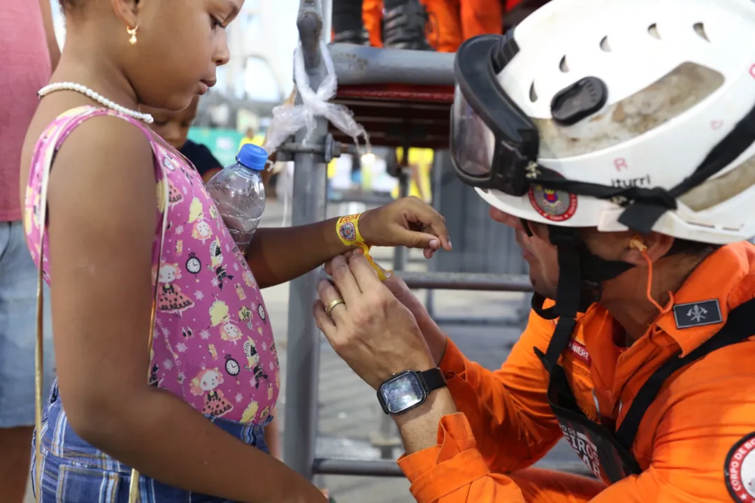 Pulseiras são usadas para identificação