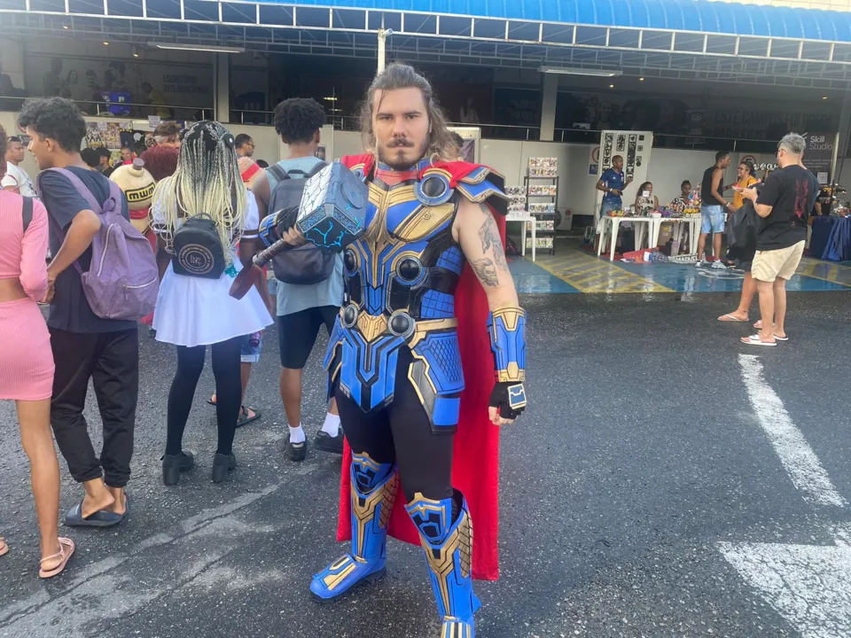 Evento teve presença de diferentes cosplays