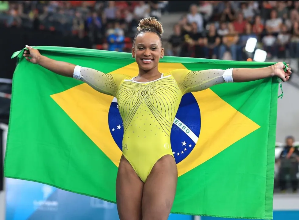 Rebeca Andrade nos Jogos Pan-Americanos de 2023