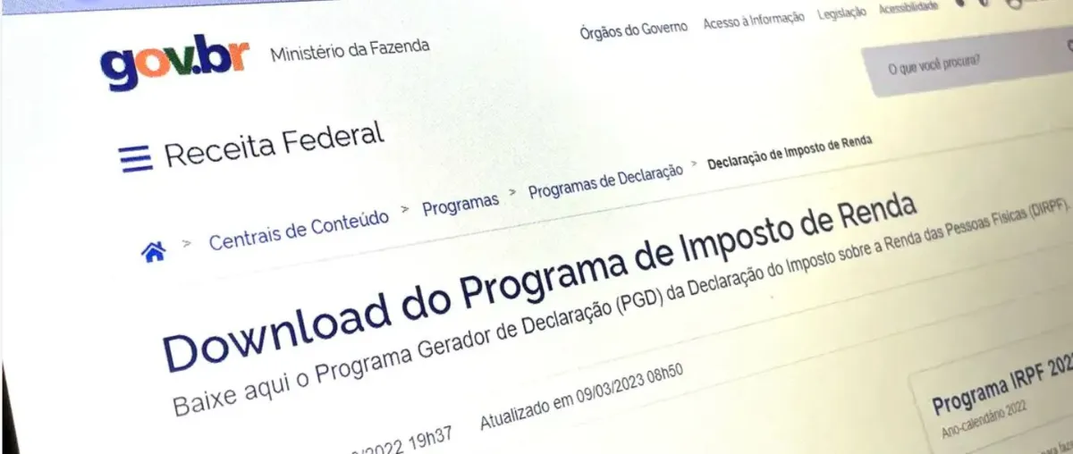 O pagamento da restituição é realizado na conta bancária informada na Declaração de Imposto de Renda