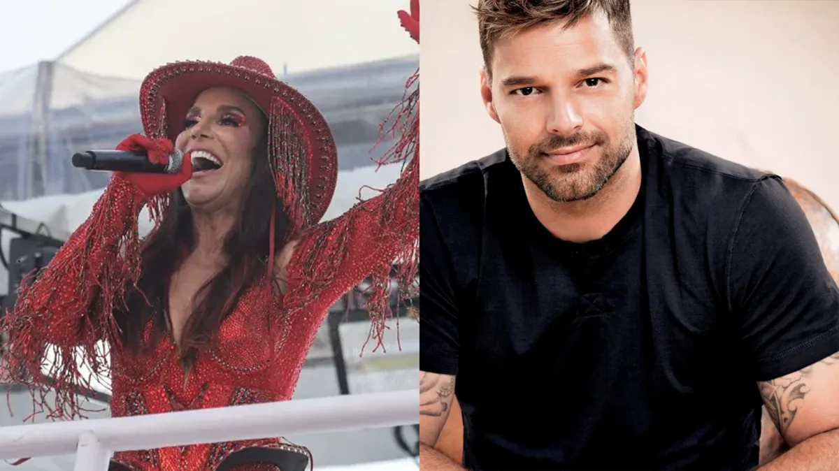 Imagem ilustrativa da imagem Ricky Martin se encanta ao ver Ivete em trio: “Tenho que ir à Bahia”