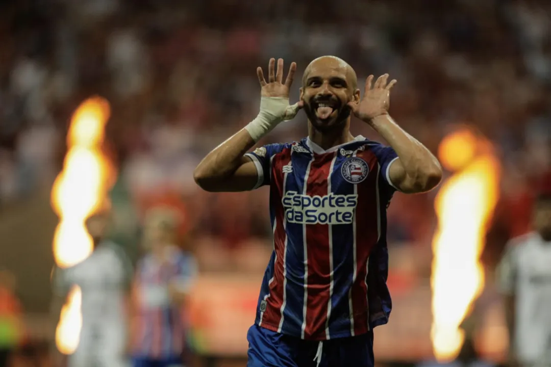 Thaciano foi o grande destaque na goleada diante do Galo e que manteve o Bahia na Série A