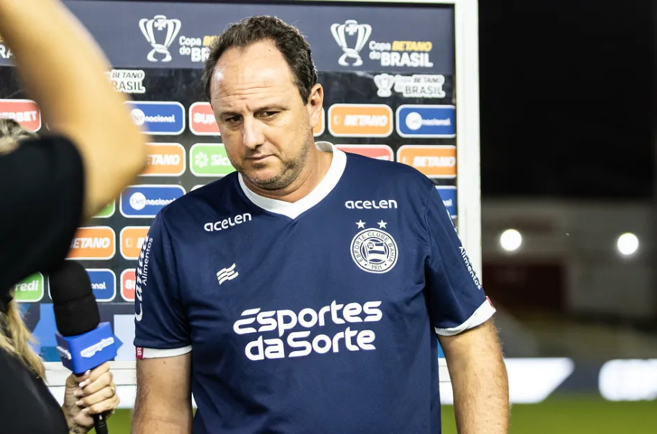 Rogério Ceni no pré-jogo.