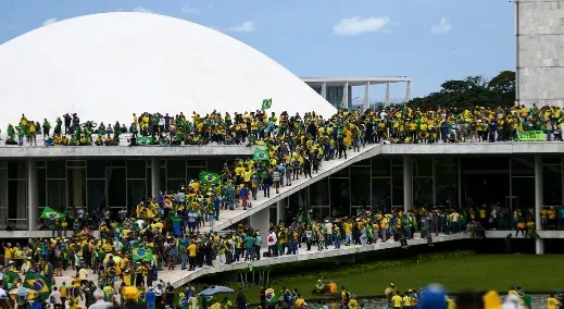 Atos golpistas que completam um ano nesta segunda-feira, 8,