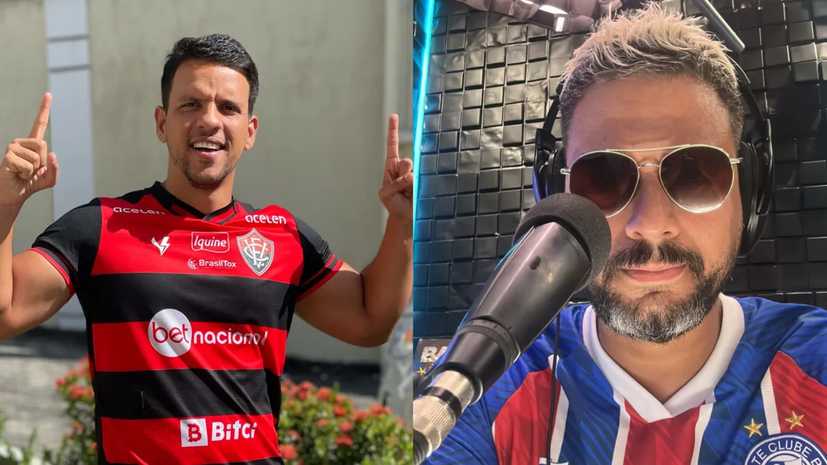 Anderson Matos (à esq.) e Darino Sena são jornalistas e vivem a rotina de Vitória e Bahia, respectivamente