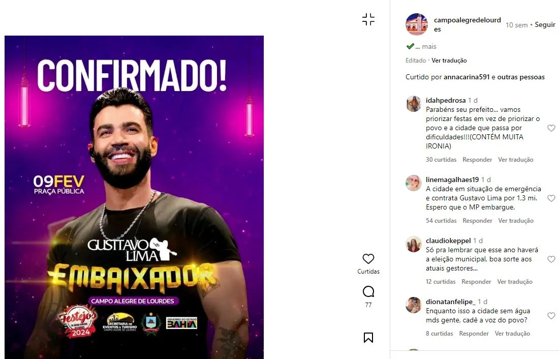 Nas redes sociais, a população ficou revoltada