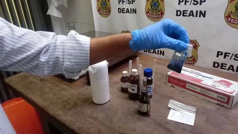 Foi feita testagem de líquido para verificar presença de droga