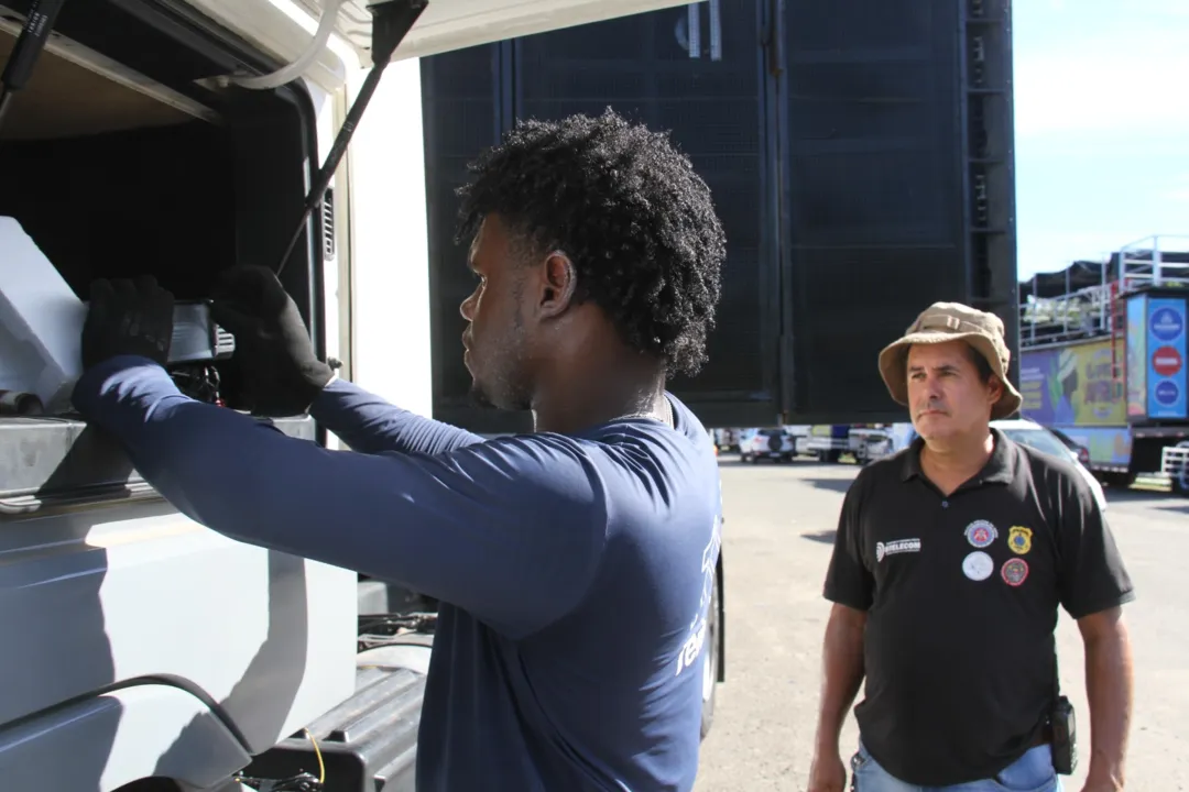 Instalação do equipamento está sendo feita no Parque de Exposições