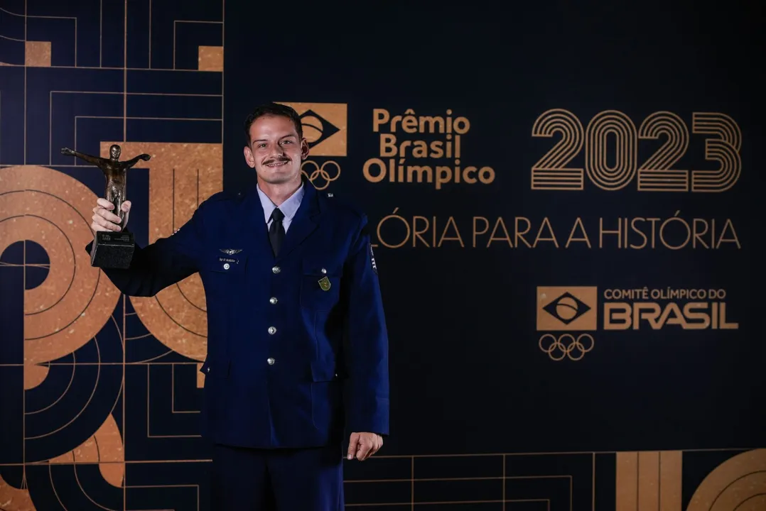 Marcus D'Almeida no Prêmio Brasil olímpico