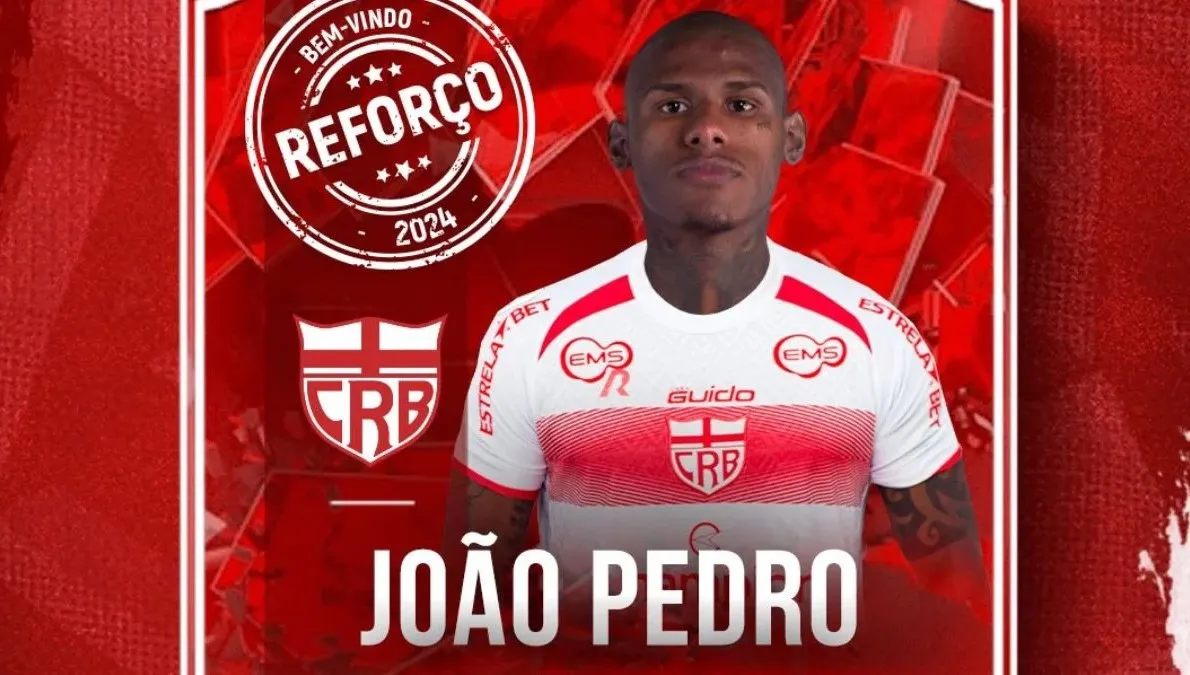 Emprestado pela terceira vez pelo Vitória, João Pedro vai defender o CRB na temporada 2024