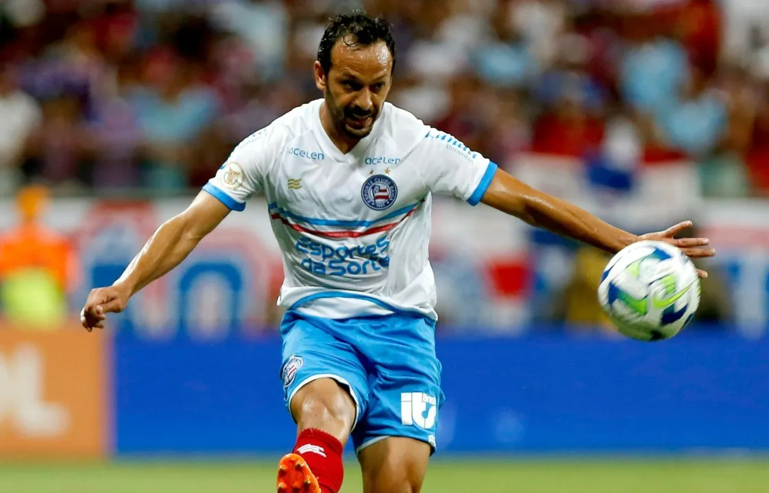 Yago Felipe durante partida diante do São Paulo