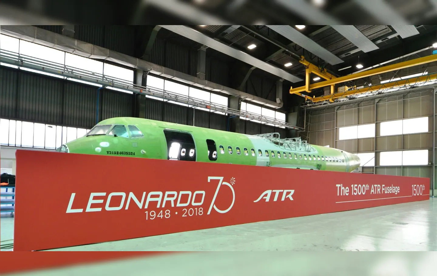 A Leonardo é responsável pela fabricação da aeronave ATR