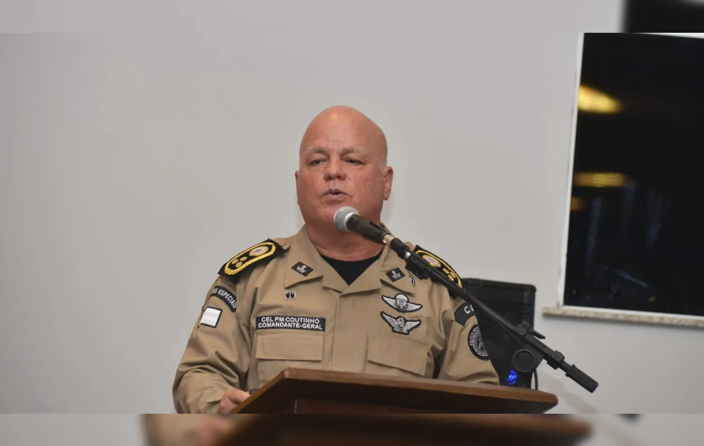 Coronel Coutinho é o comandante-geral da Polícia Militar desde 2023