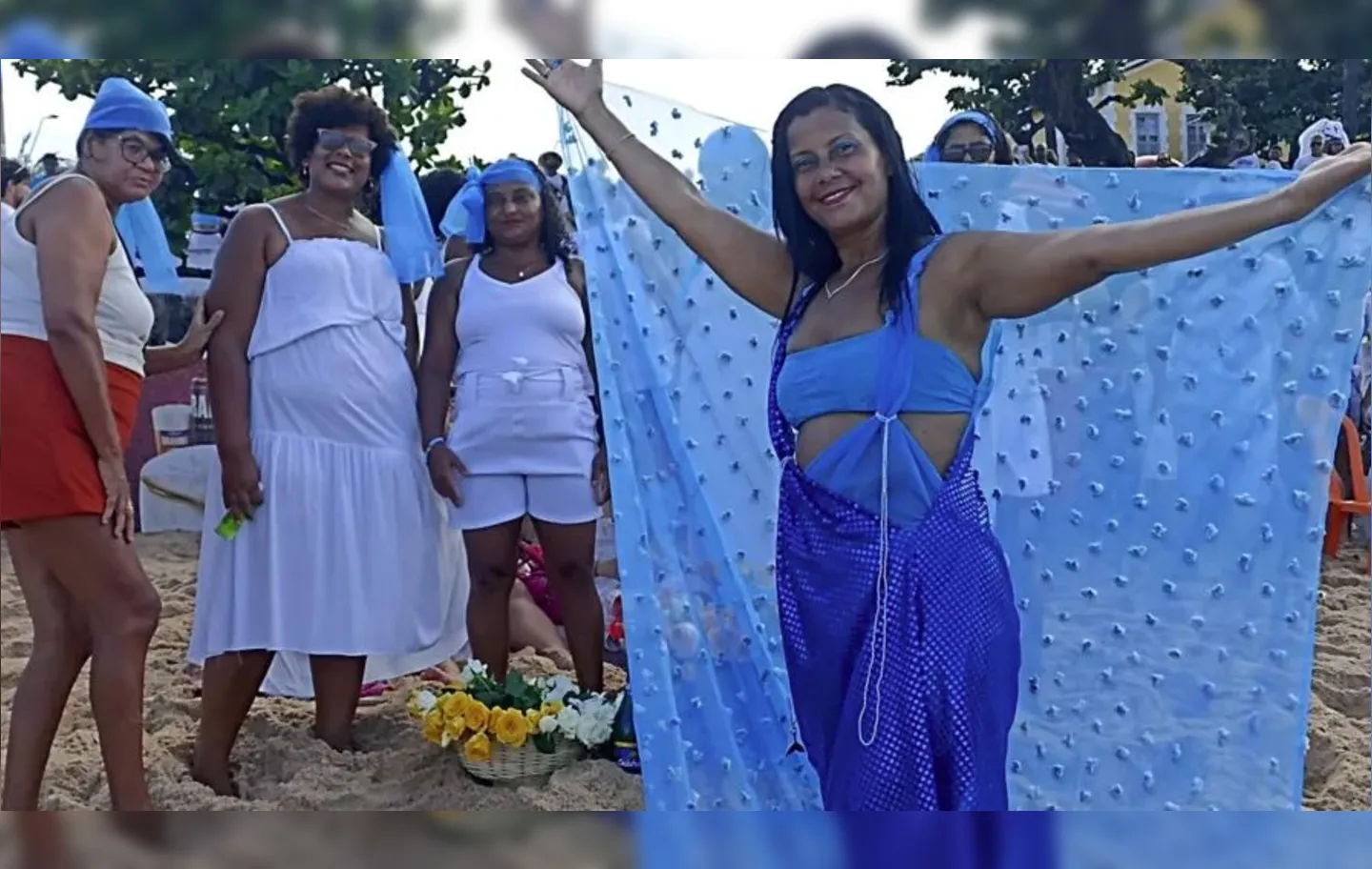 Imagem ilustrativa da imagem “É uma mãe amorosa”, afirma devota de Iemanjá em festa no RV