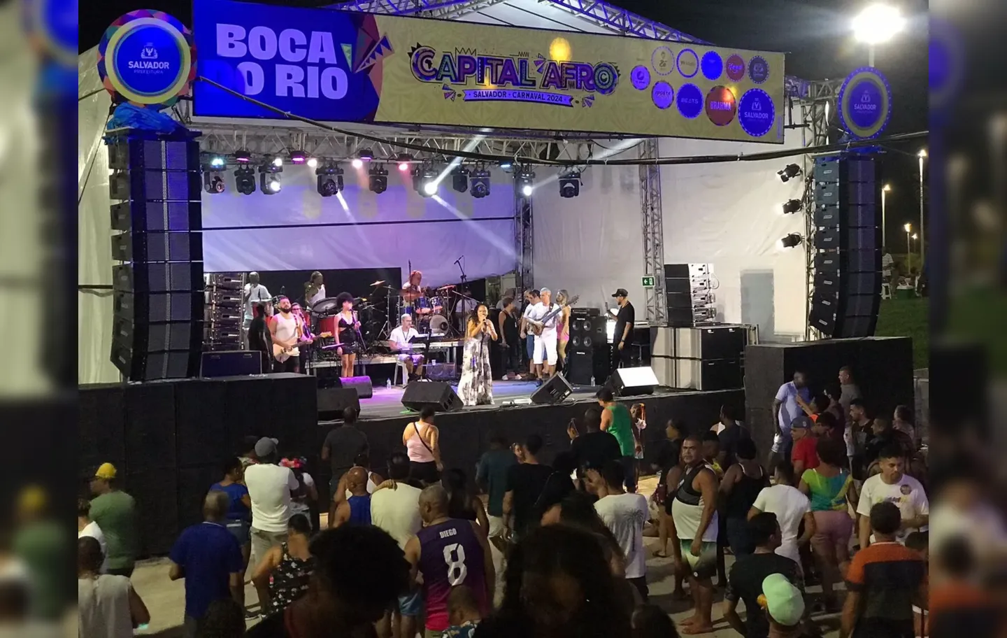 Público compareceu em peso na Boca do Rio