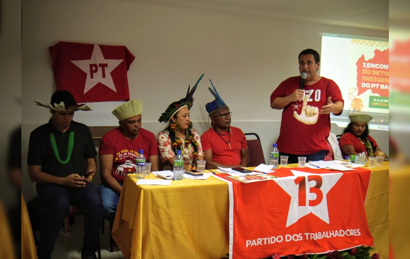 Encontro do PT Bahia com membros do Setorial Indígena