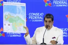 Imagem ilustrativa da imagem A ser distribuído em escolas, mapa de Maduro tem território da Guiana