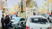 Imagem ilustrativa da imagem Acidente envolvendo dois carros em Cosme de Farias deixa um ferido