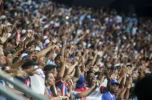 Imagem ilustrativa da imagem Casa cheia! Mais de 42 mil torcedores confirmados para Bahia e Sport