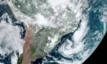Imagem ilustrativa da imagem Ciclone Akará perde força e retorna a estágio de depressão tropical