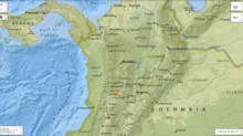 Imagem ilustrativa da imagem Colômbia é atingida por terremoto de magnitude 5.6